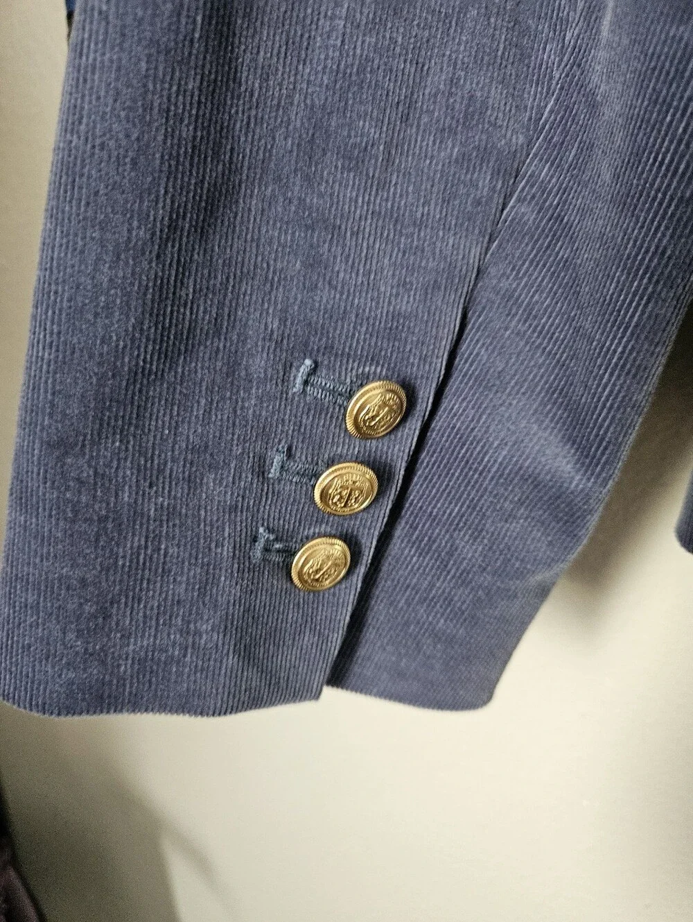 Talbots Dusty Blue Corduroy Blazer | Heritage Edit | Preppy Holiday Layering